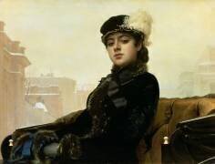 Portrait d'une Femme Inconnue (Ivan Kramskoi) - Muzeo.com