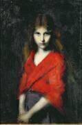 Portrait d'une jeune fille (Jean-Jacques Henner) - Muzeo.com