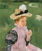 Portrait d'une jeune fille (Mary Cassatt) - Muzeo.com
