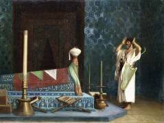 Prière dans la chambre du sultan (Jean-Léon Gérôme) - Muzeo.com