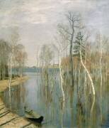 Printemps , eaux hautes (Isaac Levitan) - Muzeo.com