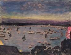 Procession aux lanternes sur l'Outer Alster (Pierre Bonnard) - Muzeo.com