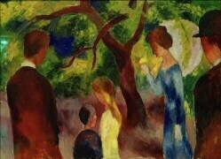 Promenade (August Macke) - Muzeo.com