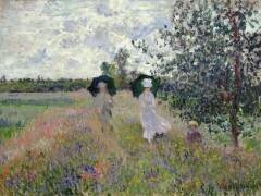 Promenade près d'Argenteuil (Claude Monet) - Muzeo.com