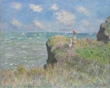 Promenade sur les falaises de Pourville (Claude Monet) - Muzeo.com