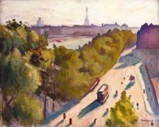 Quai du Louvre, été (Albert Marquet) - Muzeo.com