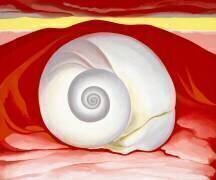 Red Hills with White Shell, 1938 (Georgia O'Keeffe) - Muzeo.com