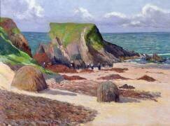 Récolte d'algues marines (Maxime Maufra) - Muzeo.com