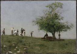 Réparation du filet de pêche (Thomas Eakins) - Muzeo.com