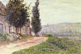 Rive de la rivière à Lavacourt (Claude Monet) - Muzeo.com