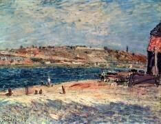 Rives de la rivière à Saint-Mammès (Alfred Sisley) - Muzeo.com