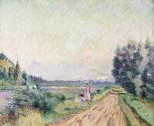 Rives de l'Isère à Pontcharra (Armand Guillaumin) - Muzeo.com