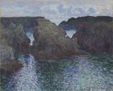 Roches à Port-Goulphar (Claude Monet) - Muzeo.com