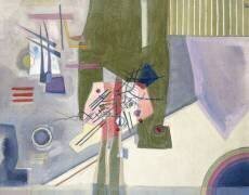 Rose en gris (Wassily Kandinsky) - Muzeo.com