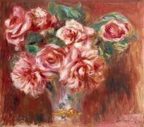 Roses dans un vase (Auguste Renoir) - Muzeo.com
