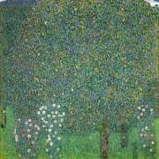 Rosiers sous les arbres (Gustav Klimt) - Muzeo.com