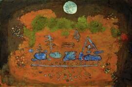 Sacrifice à la pleine lune (Paul Klee) - Muzeo.com