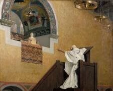 Saint Jean Chrysostome et l'impératrice Eudoxie (Jean-Paul Laurens) - Muzeo.com