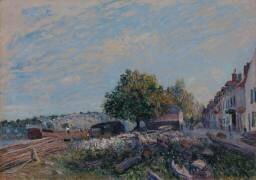 Saint Mammès, le matin (Alfred Sisley) - Muzeo.com