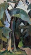 Saint-Cloud. Etude de paysage (Robert Delaunay) - Muzeo.com