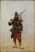 Sapeur en tenue de campagne (Alphonse de Neuville) - Muzeo.com