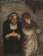 Scène de comédie (scène de Molière?) dit aussi Un Scapin (Honoré Daumier) - Muzeo.com