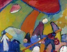 Scène de plage (Wassily Kandinsky) - Muzeo.com