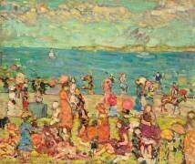Scène de plage (Maurice Brazil Prendergast) - Muzeo.com