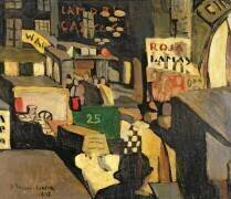 Scène de rue à Barcelone (Joaquin Torres-Garcia) - Muzeo.com
