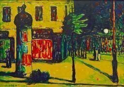 Scène de rue à Berlin (Arthur Segal) - Muzeo.com