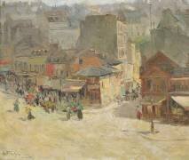 Scène de rue à Montmartre (Louis Abel-Truchet) - Muzeo.com