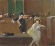 Scène de tribunal (Jean-Louis Forain) - Muzeo.com