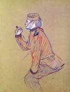 Soldat anglais fumant une pipe (Henri de Toulouse-Lautrec) - Muzeo.com