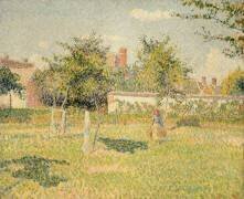 Soleil de printemps dans le pré à Eragny (Camille Pissarro) - Muzeo.com