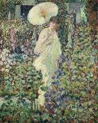 Le soleil et le vent (Frederick Carl Frieseke) - Muzeo.com