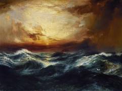 Sunset After a Storm (Thomas Moran) - Muzeo.com