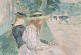 Sur un banc au bois de Boulogne (Berthe Morisot) - Muzeo.com