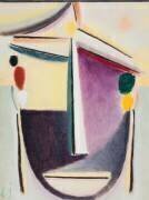 Tête abstraite : Noir-Jaune-Violet (Alexej von Jawlensky) - Muzeo.com