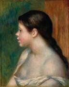 Tête d'une jeune fille (Auguste Renoir) - Muzeo.com