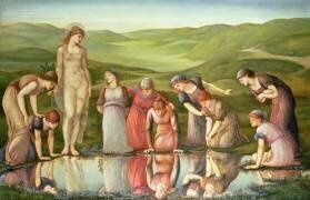 The Mirror of Venus (Edward Burne-Jones) - Muzeo.com