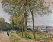 The Seine at Marly (Alfred Sisley) - Muzeo.com