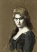 Thérèse Bianchi, plus tard comtesse Joachim Murat (Jean-Jacques Henner) - Muzeo.com