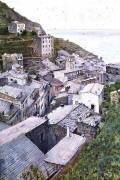 Toits à Riomaggiore (Telemaco Signorini) - Muzeo.com