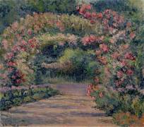 Tonnelle de roses à Giverny (Blanche Hoschedé) - Muzeo.com