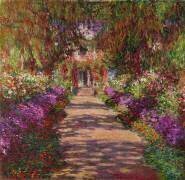Un chemin dans le jardin de Monet (Claude Monet) - Muzeo.com