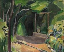 Un coin de jardin (Mildred Bendall) - Muzeo.com