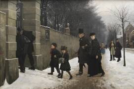 Un enterrement (Frants Henningsen) - Muzeo.com