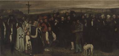 Un enterrement à Ornans (Gustave Courbet) - Muzeo.com
