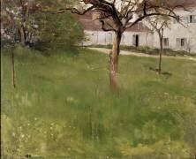 Un jardin à Grez (Georg Vilhelm Pauli) - Muzeo.com