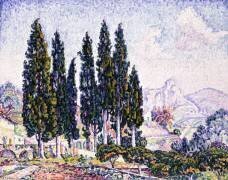 Un Jardin à Saint-Paul (Paul Signac) - Muzeo.com